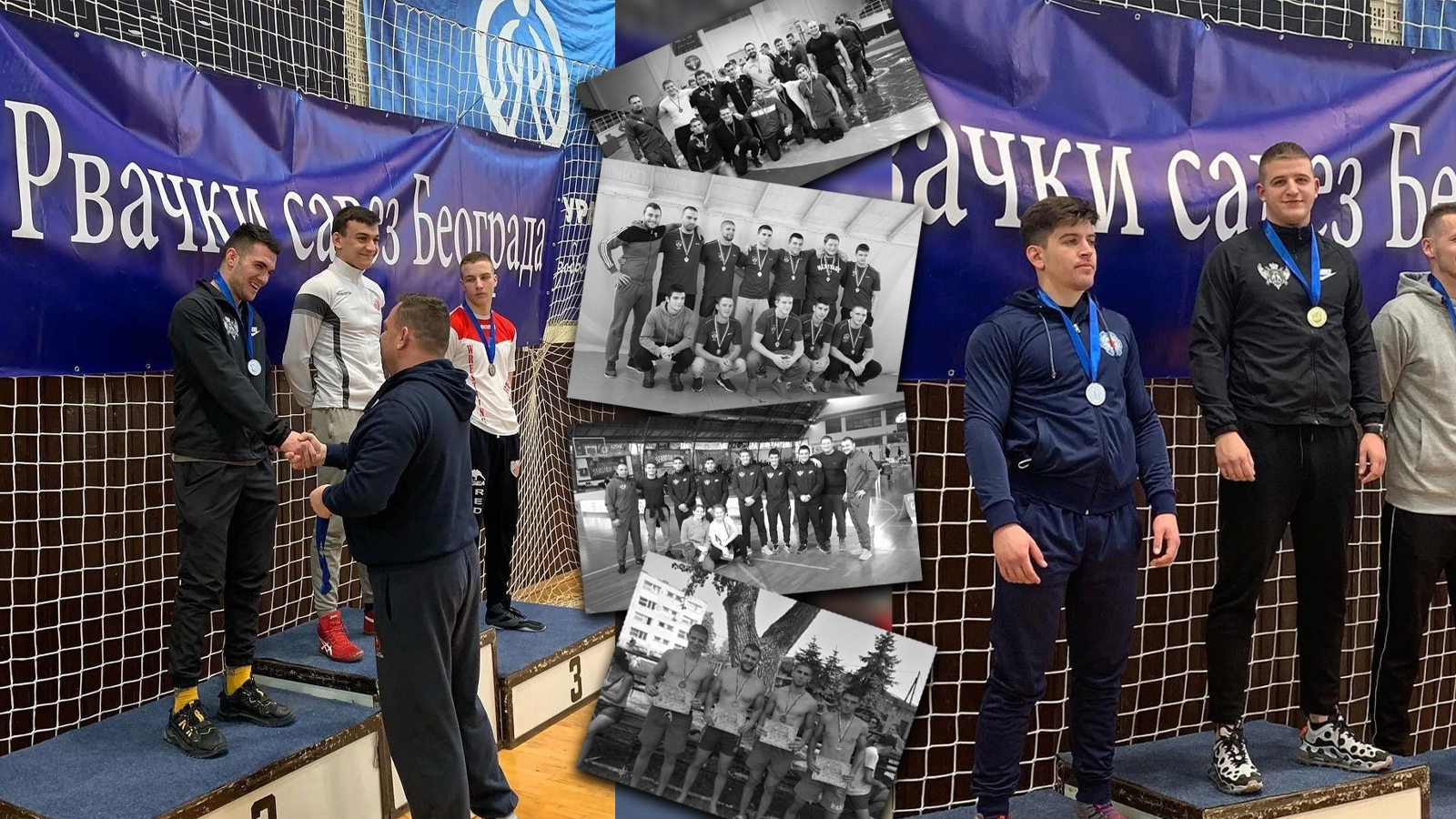 Slike takmičara KRK Dorćol sa medaljama